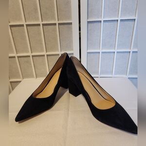 Marc Fisher LTD Suede Pumps Block Heel Size 7.5